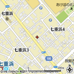 ファミリーマート北斗七重浜店周辺の地図
