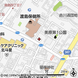 函館進学教室　美原スクール周辺の地図