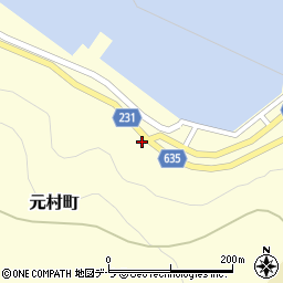 北海道函館市元村町82-1周辺の地図