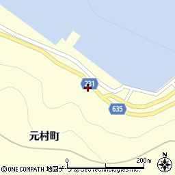 北海道函館市元村町78周辺の地図