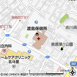 渡島総合振興局　課税課・不動産取得税係周辺の地図