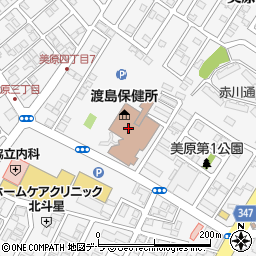 渡島総合振興局　産業振興部林務課治山係周辺の地図