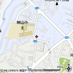 神山町会館周辺の地図