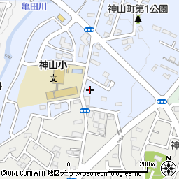 北海道函館市神山町265周辺の地図