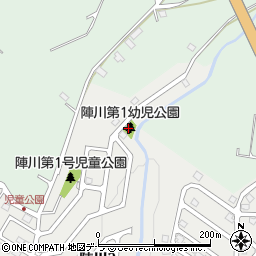 陣川第1幼児公園周辺の地図