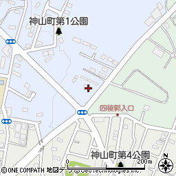 北海道函館市神山町276-3周辺の地図