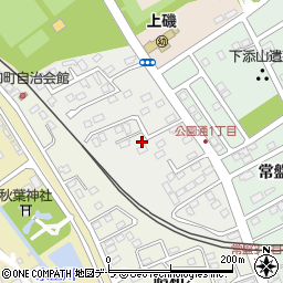 北海道北斗市公園通周辺の地図
