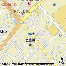 新函館農業協同組合　七重浜支店周辺の地図