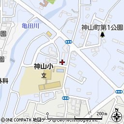 北海道函館市神山町245周辺の地図