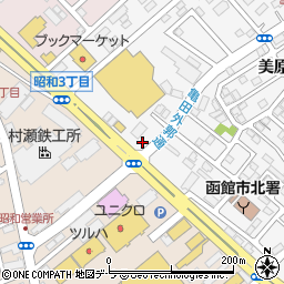 セイコーマート函館美原店周辺の地図