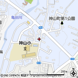 北海道函館市神山町245-21周辺の地図