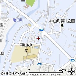 北海道函館市神山町245-3周辺の地図