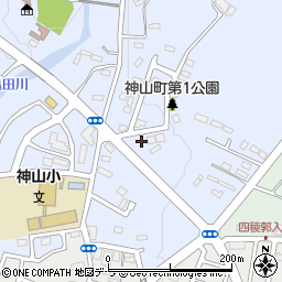 北海道函館市神山町257-6周辺の地図