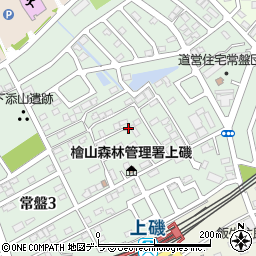 北海道北斗市常盤周辺の地図