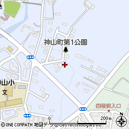 北海道函館市神山町257-9周辺の地図