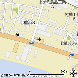 函館トヨタ自動車七重浜店周辺の地図