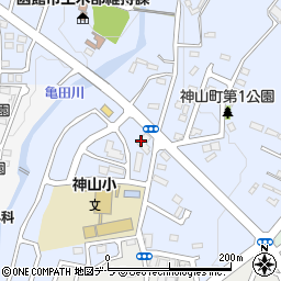 北海道函館市神山町246周辺の地図