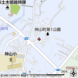 北海道函館市神山町257-31周辺の地図