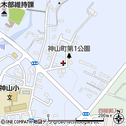 北海道函館市神山町257-17周辺の地図