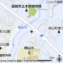 北海道函館市神山町248周辺の地図