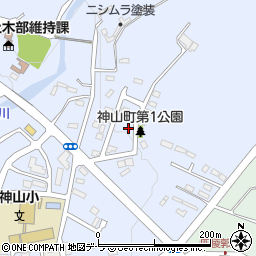 北海道函館市神山町257-29周辺の地図