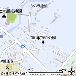 北海道函館市神山町257-27周辺の地図