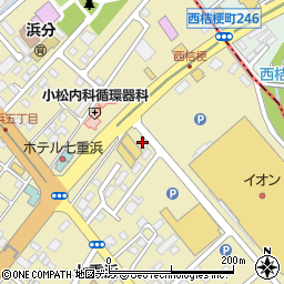 眼鏡市場函館上磯店周辺の地図