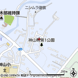 北海道函館市神山町257-22周辺の地図