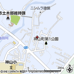 北海道函館市神山町257-37周辺の地図