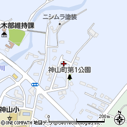 北海道函館市神山町257-25周辺の地図