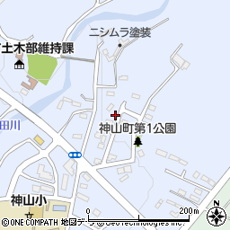 北海道函館市神山町257-46周辺の地図