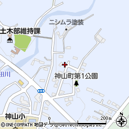 北海道函館市神山町257-43周辺の地図