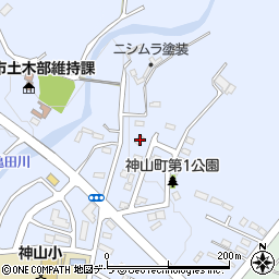 北海道函館市神山町257-39周辺の地図