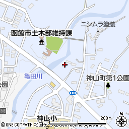 北海道函館市神山町249周辺の地図