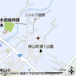北海道函館市神山町257-24周辺の地図