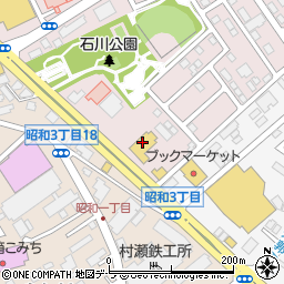 函館中央三菱函館中央店周辺の地図