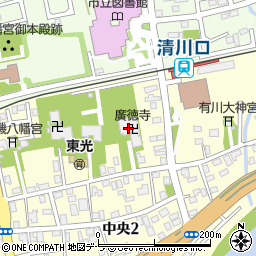廣徳寺周辺の地図
