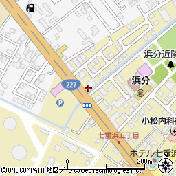 魚民 七重浜店周辺の地図