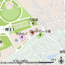 北斗市役所　林業協業センター周辺の地図