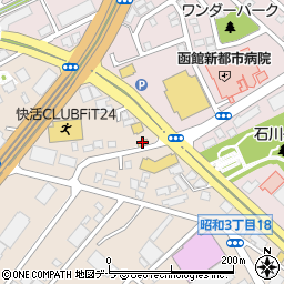 なか卯函館昭和店周辺の地図
