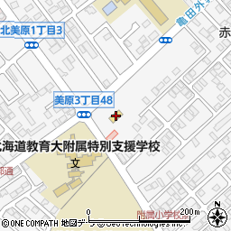 ファミリーマート函館美原５丁目店周辺の地図