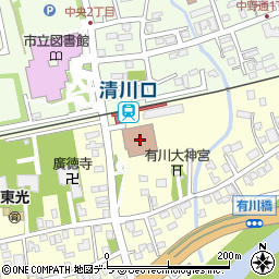 北斗市役所内簡易郵便局周辺の地図