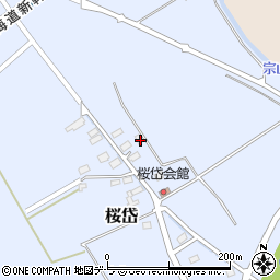 北海道北斗市桜岱125周辺の地図