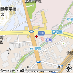 はこだて調剤薬局昭和店周辺の地図
