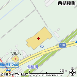コメリパワー函館西桔梗店　リフォームカウンター周辺の地図