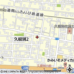 渡島信用金庫上磯支店周辺の地図