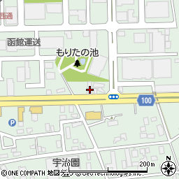 北海道函館市西桔梗町593周辺の地図