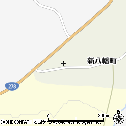 北海道函館市新八幡町156-1周辺の地図