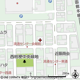 綜合パッケージ函館工場周辺の地図