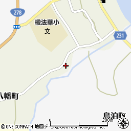 北海道函館市新八幡町105周辺の地図
